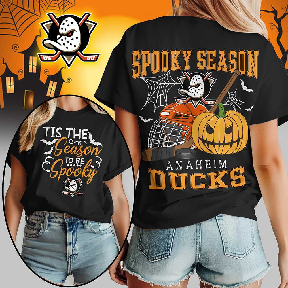 Anaheim Ducks | Premium NHL Spooky Season Women's Shirt TD