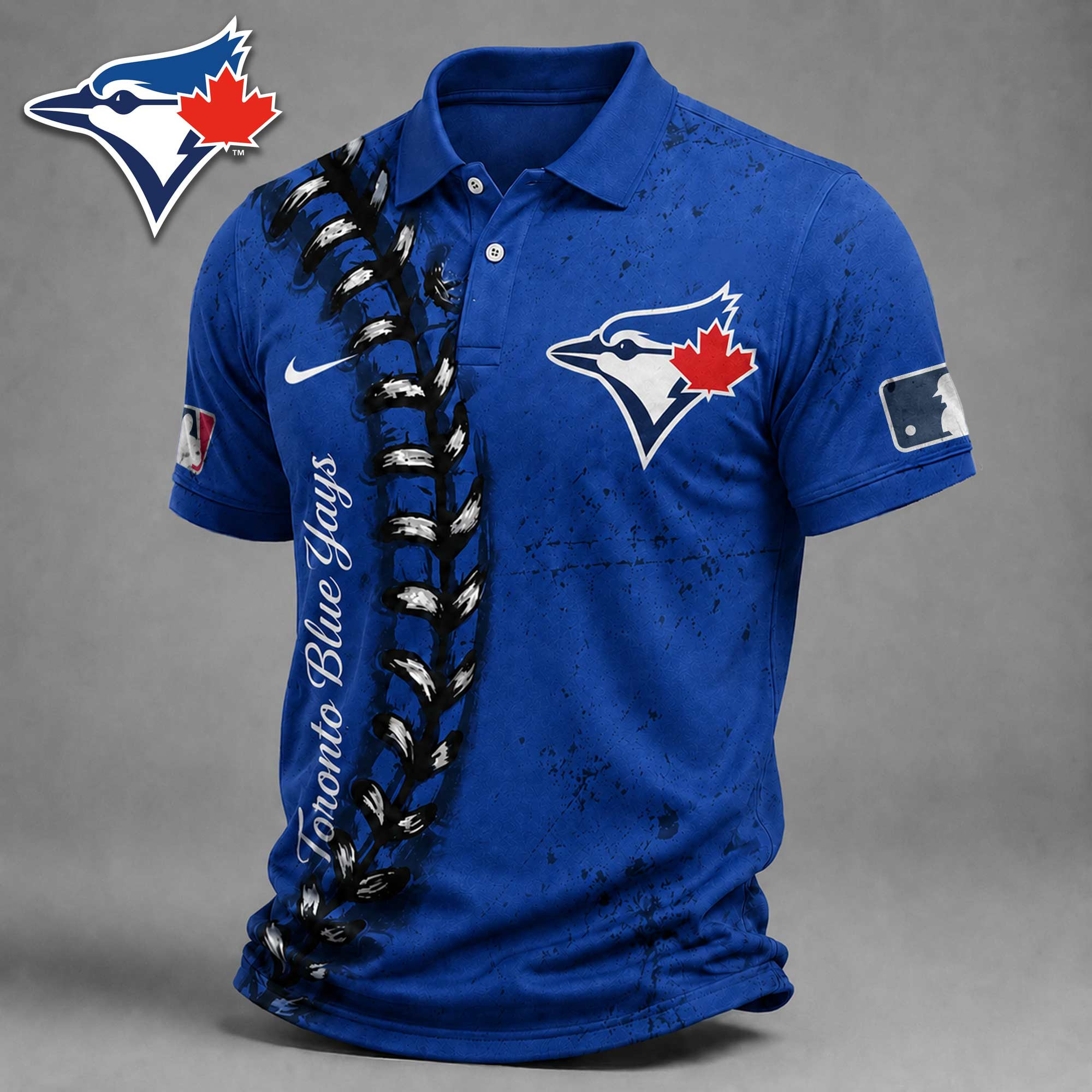 Toronto Blue Jays | Premium MLB Baseball Stitch Polo Shirt