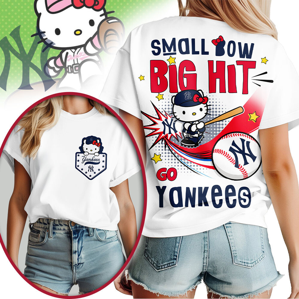 New York Yankees | Premium MLB Hello Kitty Women Shirt HY