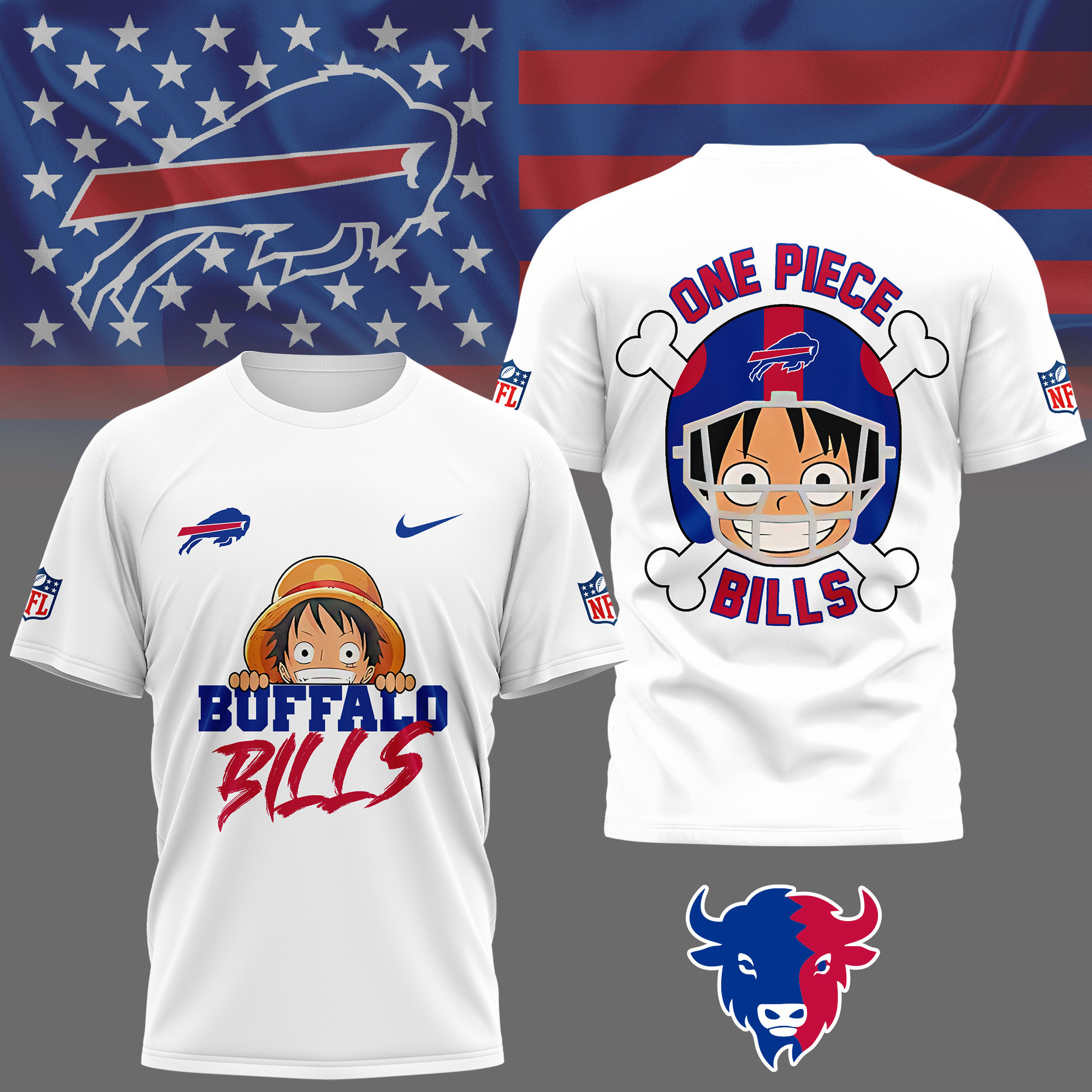 Buffalo Bills | Premium NFL One Piece Fan 3D Shirt NY