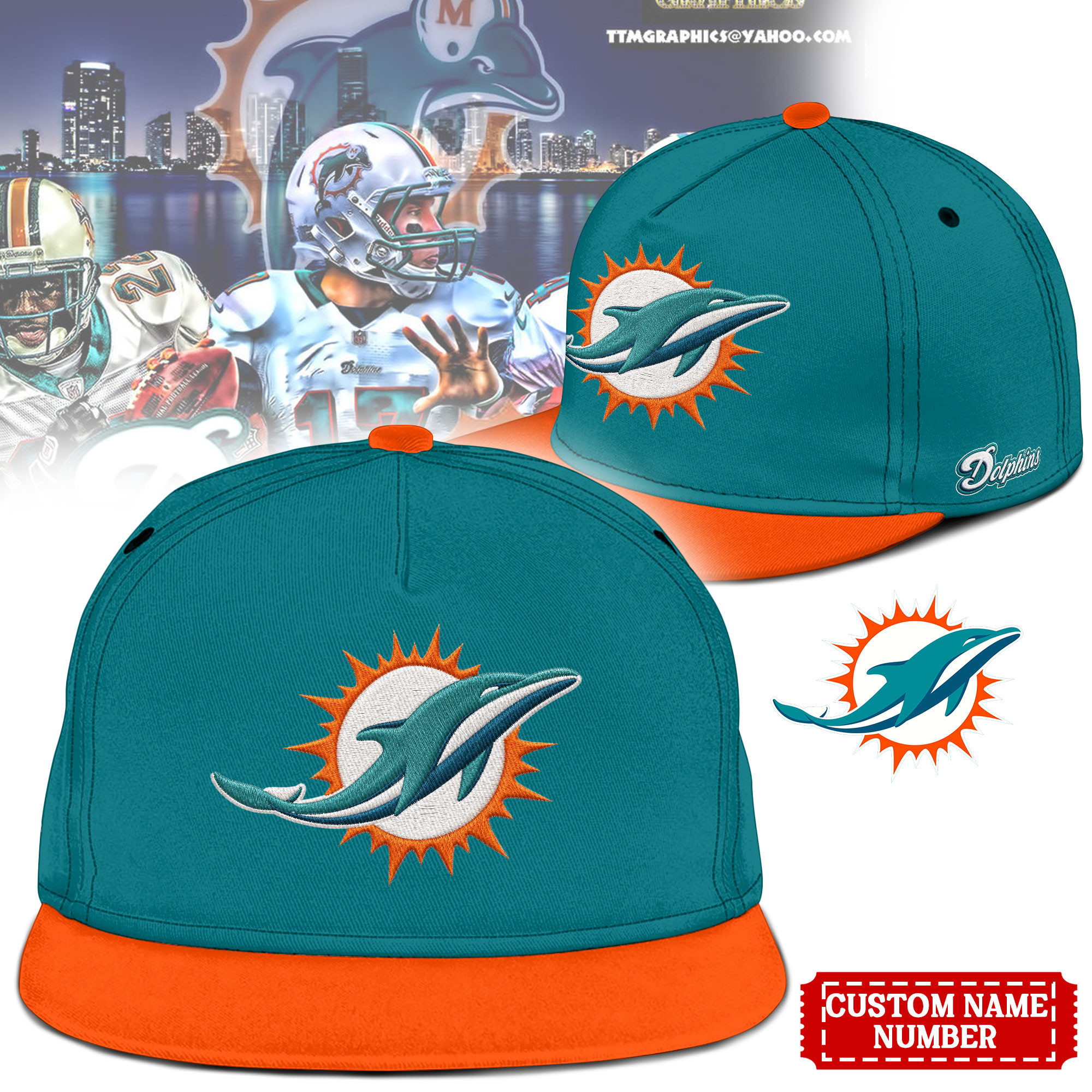 Miami Dolphins | Premium NFL Heritage Cap NTH1