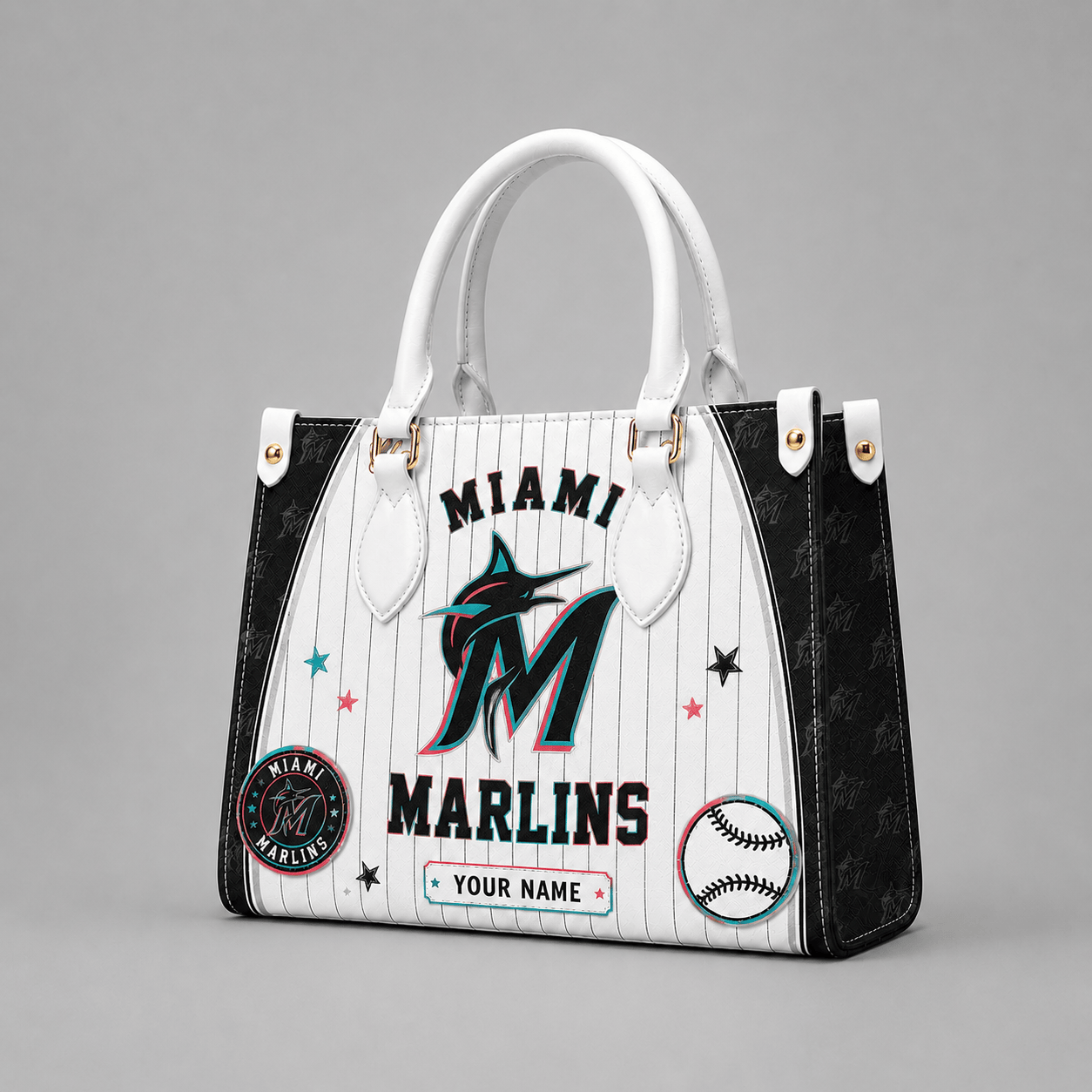 Miami Marlins | Premium MLB Fan Pride Leather Handbag
