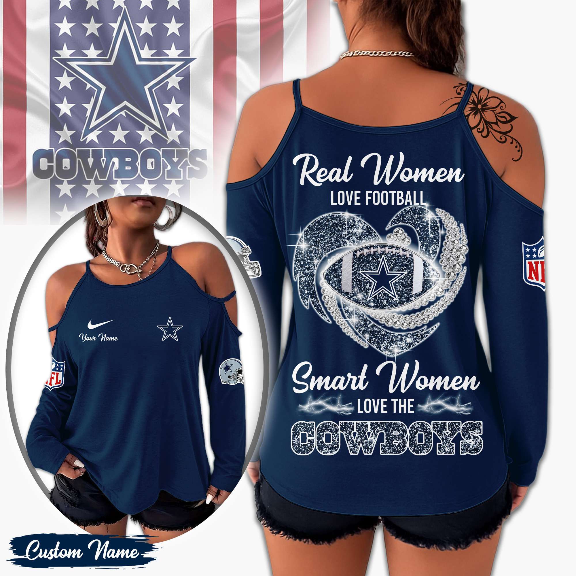 Dallas Cowboys | Premium NFL Lady Tshirt TD