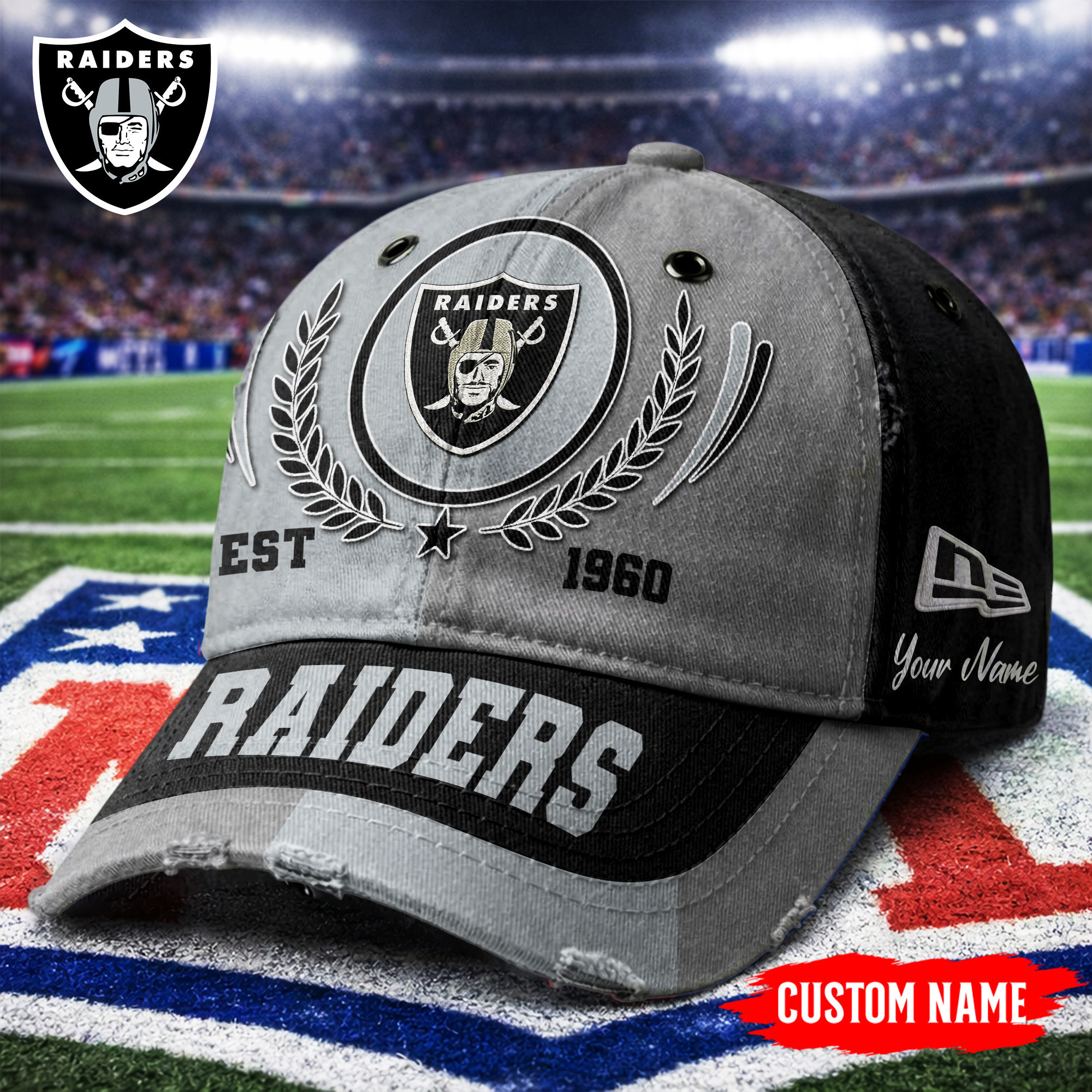 Las Vegas Raiders | Premium NFL Split Color New Era Cap TD