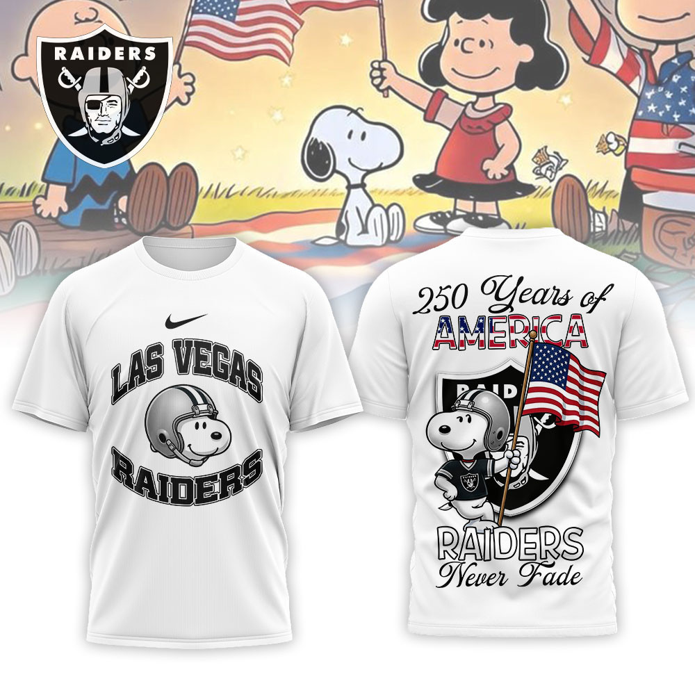 Las Vegas Raiders | Premium NFL Freedom Classic 3D Shirt NTH1