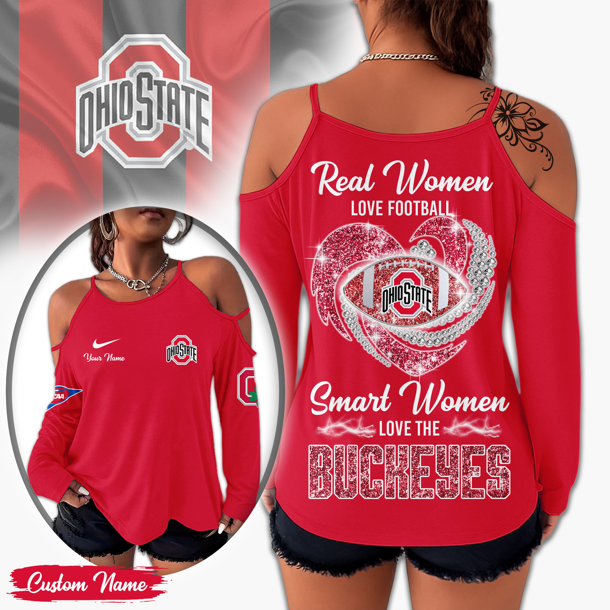 Ohio State Buckeyes | Premium NCAA Lady Tshirt TD