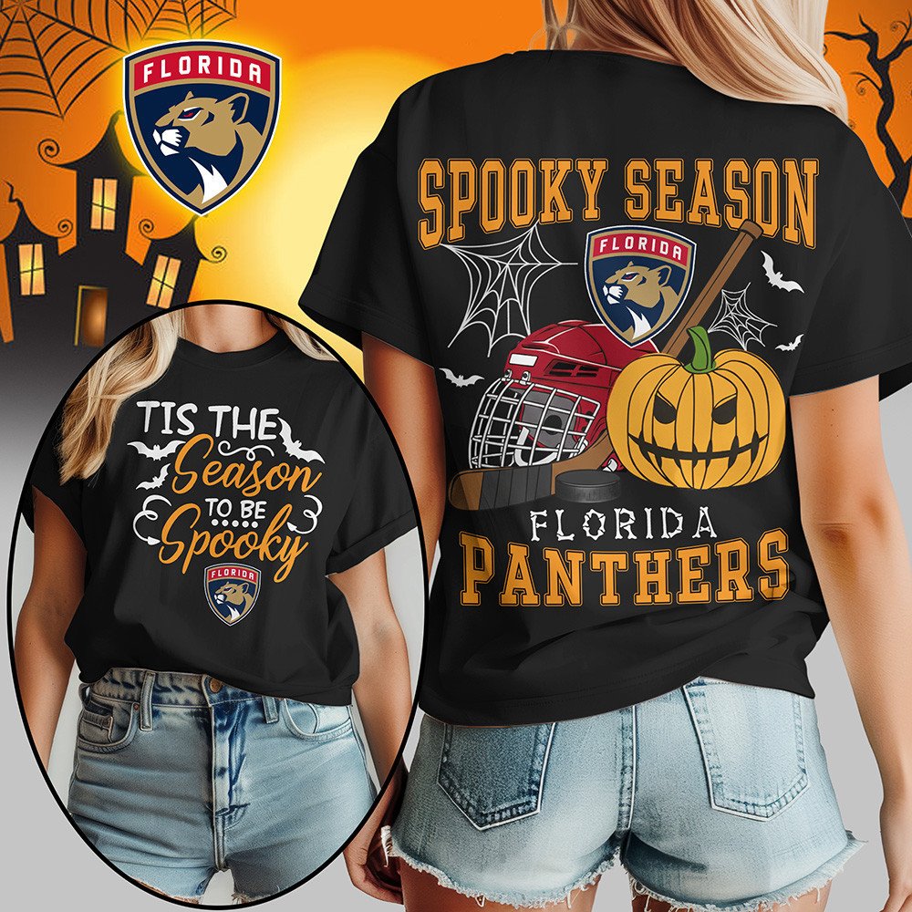Florida Panthers | Premium NHL Spooky Season Women's Shirt TD