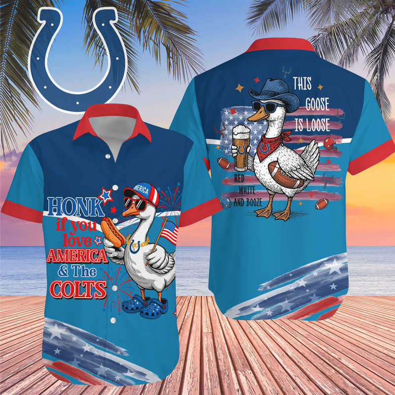 Indianapolis Colts | Premium NFL Goose Hawaiian Shirt HY