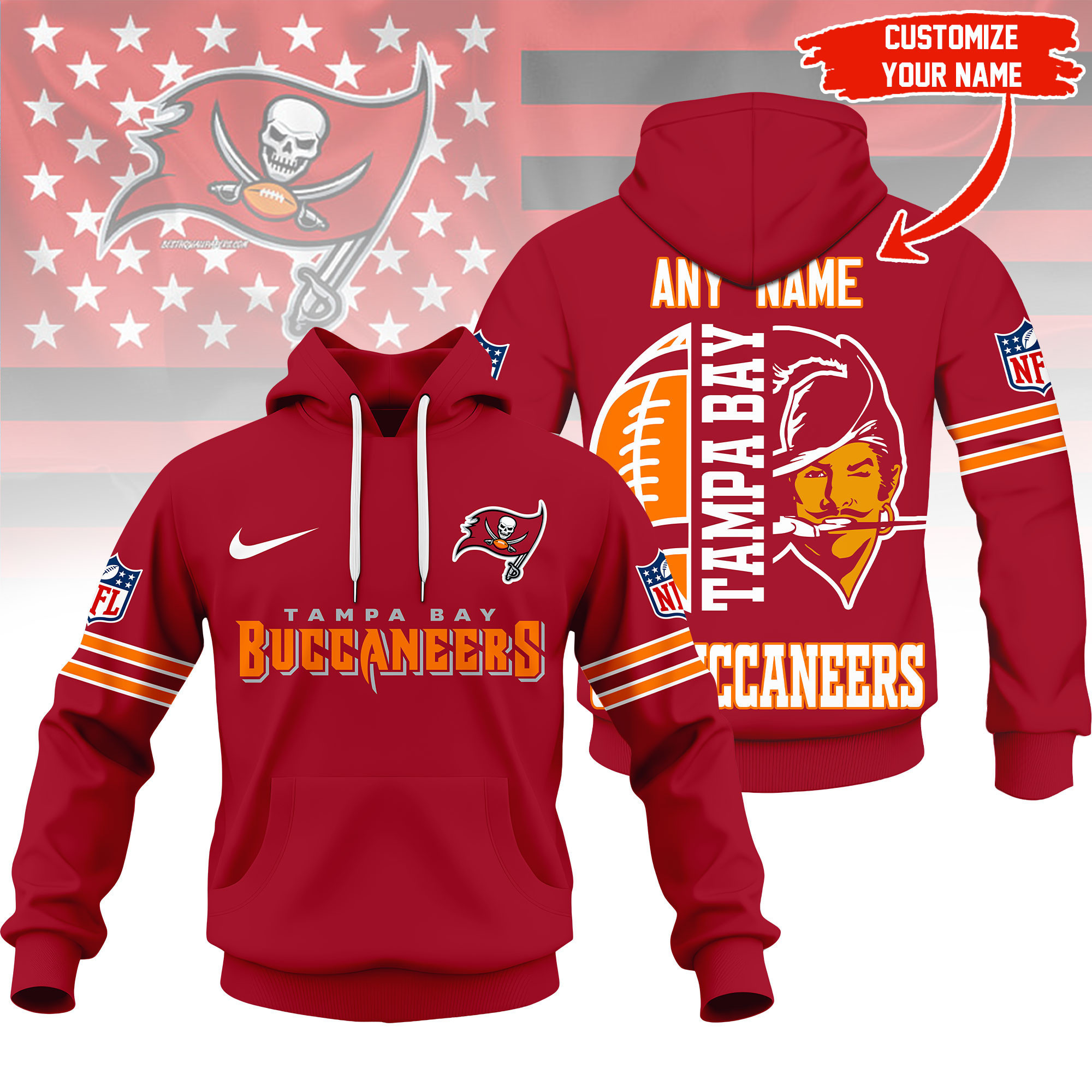 Tampa Bay Buccaneers | Premium NFL Fan Hoodie NY