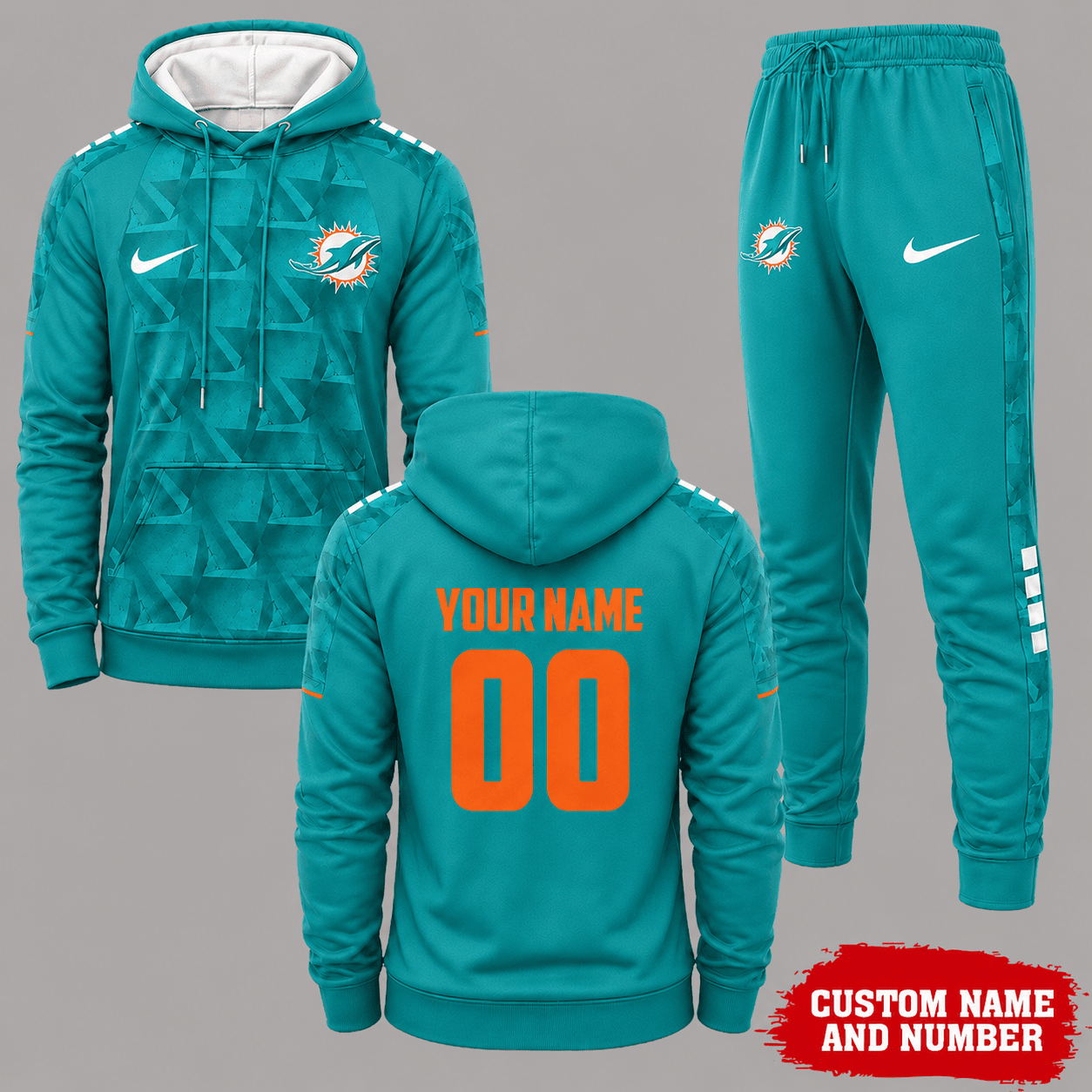 Miami Dolphins | Premium NFL Game Day Hoodie Jogger Set NY