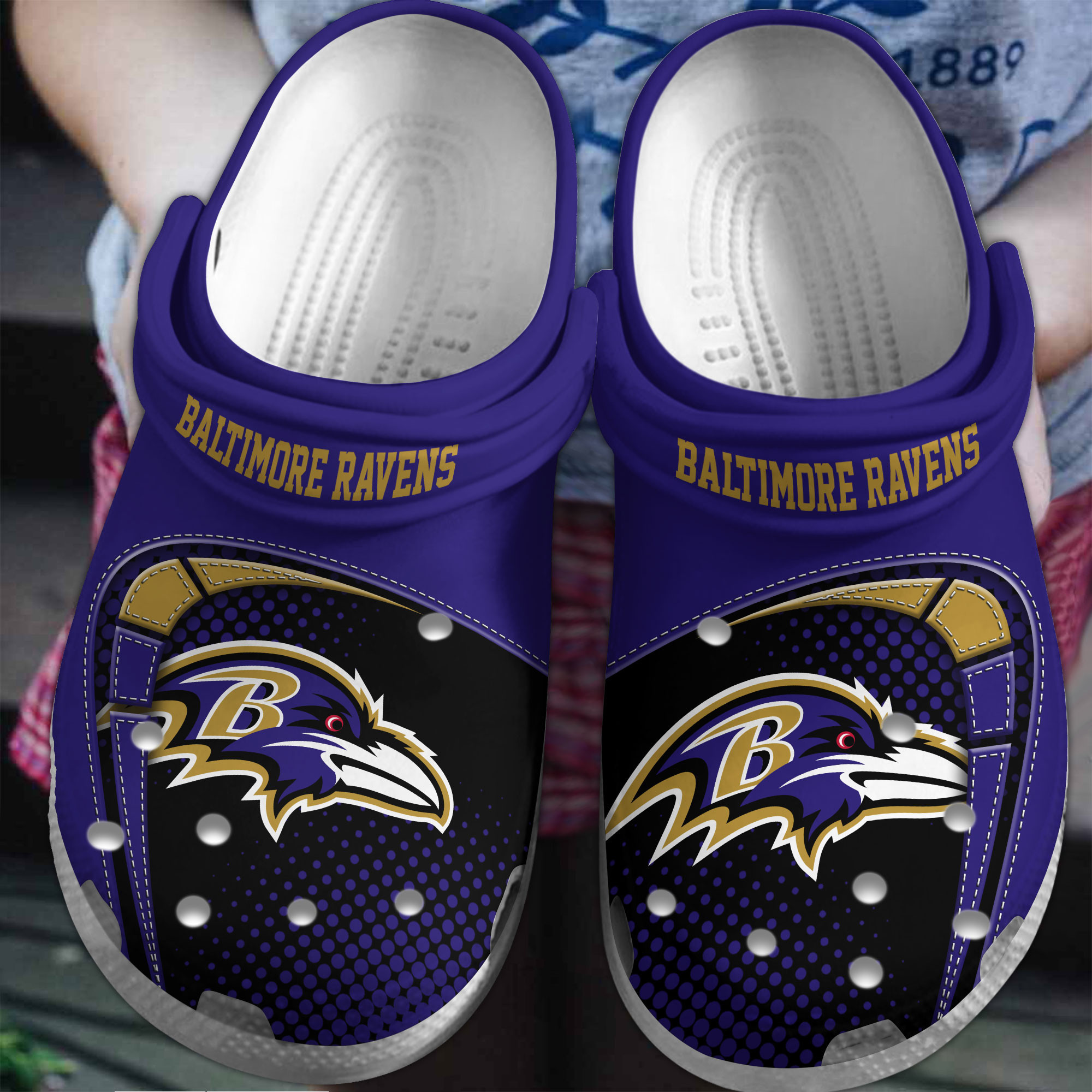 Baltimore Ravens | Premium NFL Crocs Shoes NY