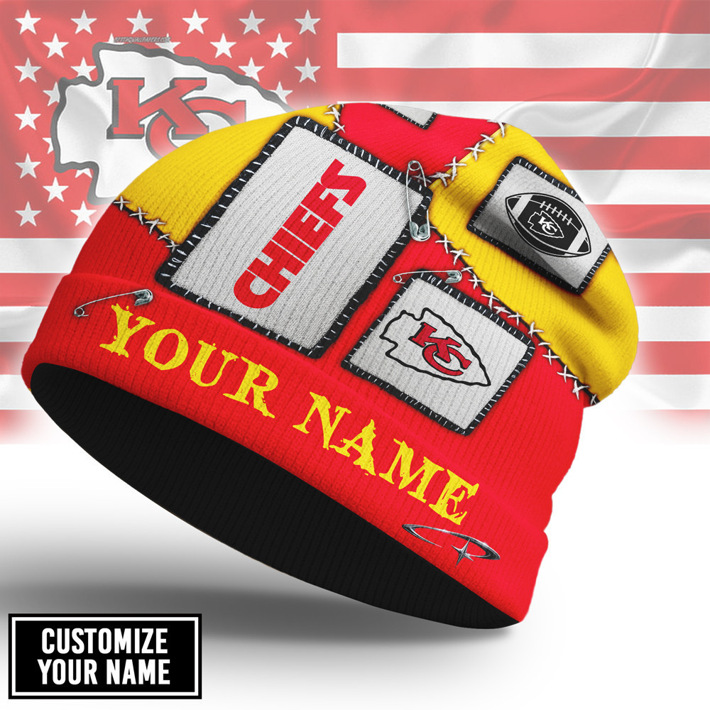 Kansas City Chiefs | Premium NFL Heritage Patch Beanie Hat NTH1