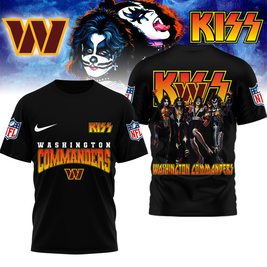 Washington Commanders | Premium NFL Kiss Band 3D Shirt TD