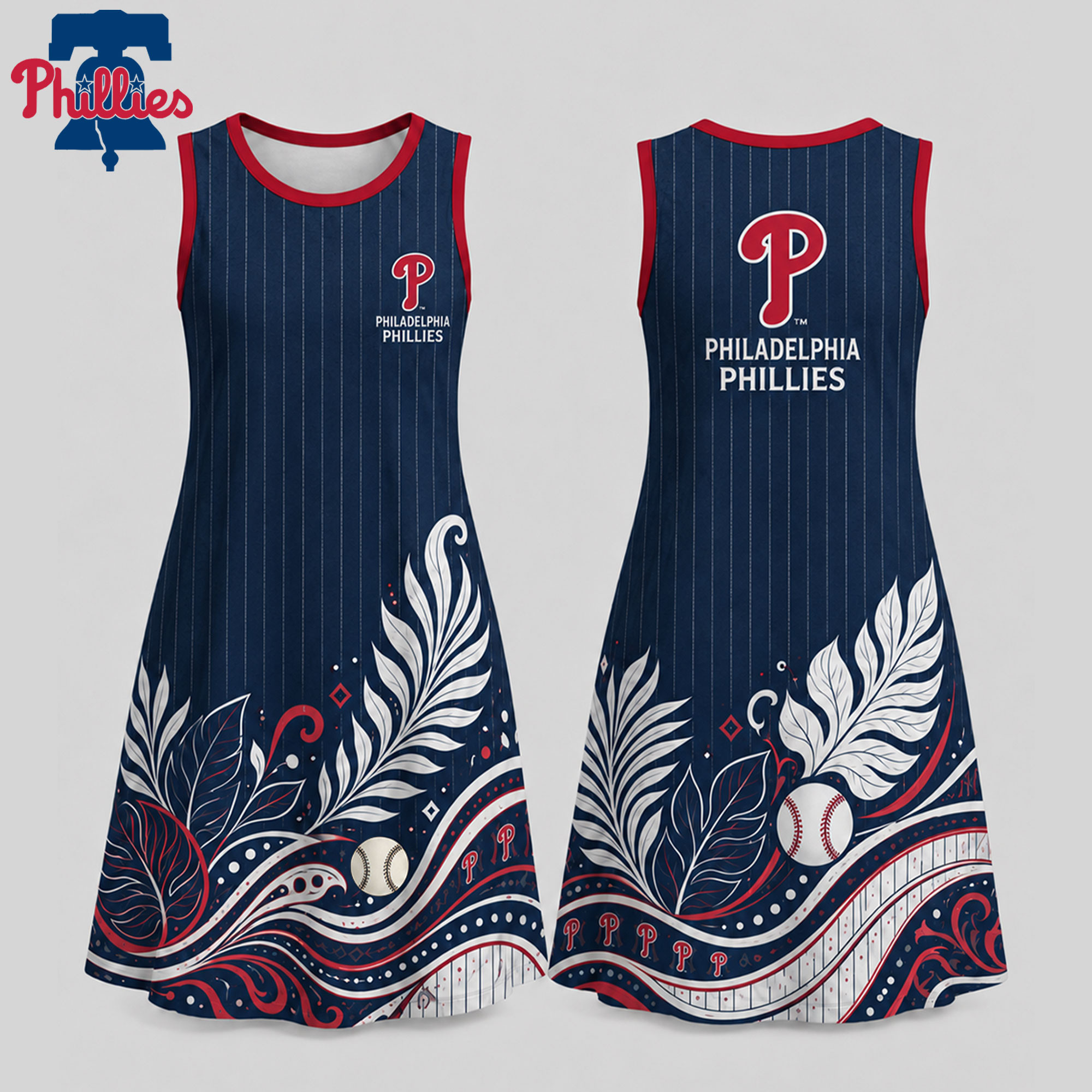 Philadelphia Phillies | Premium MLB Floral Dress TD