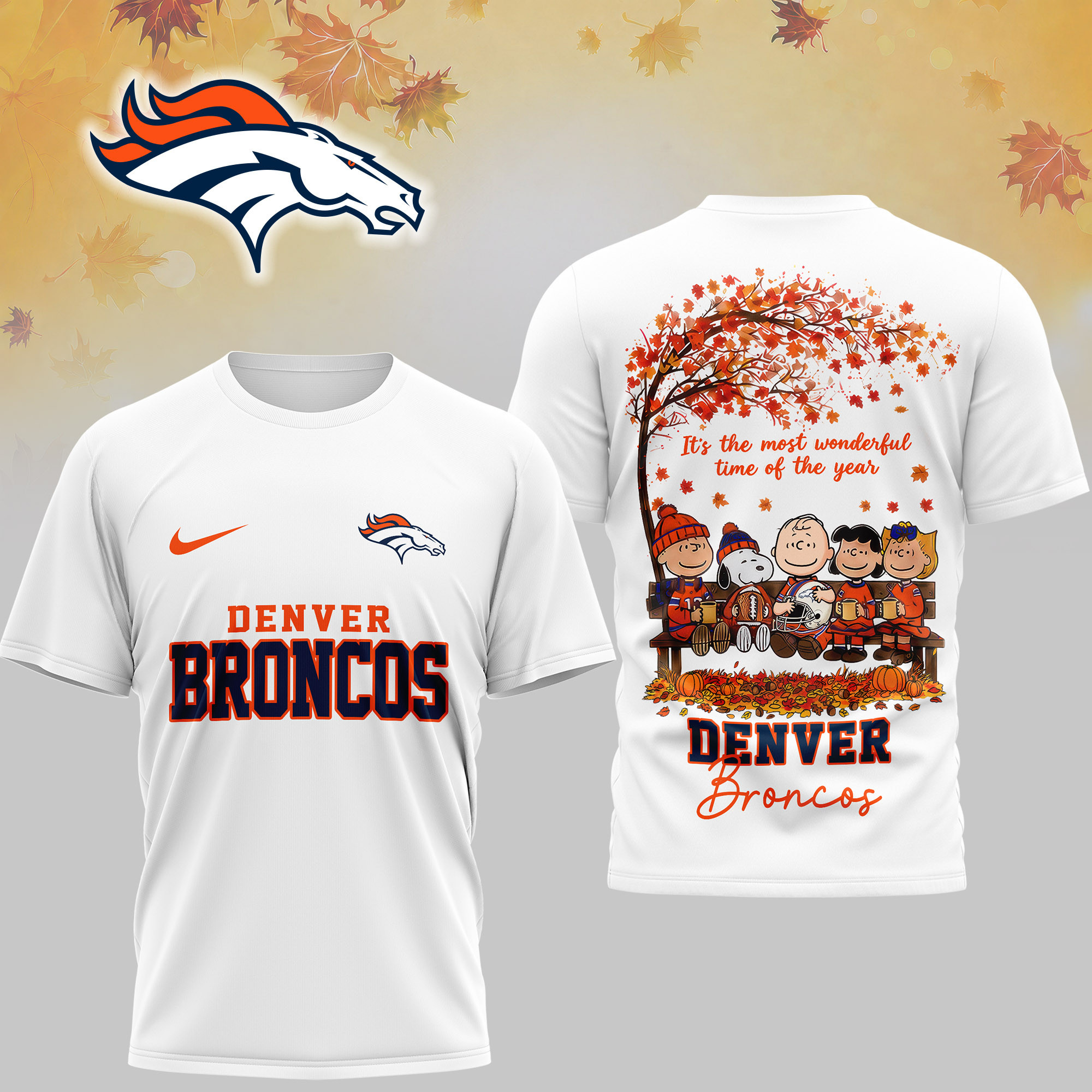 Denver Broncos | Premium NFL It's the Most Wonderful Time of the Year 3D Shirt NY
