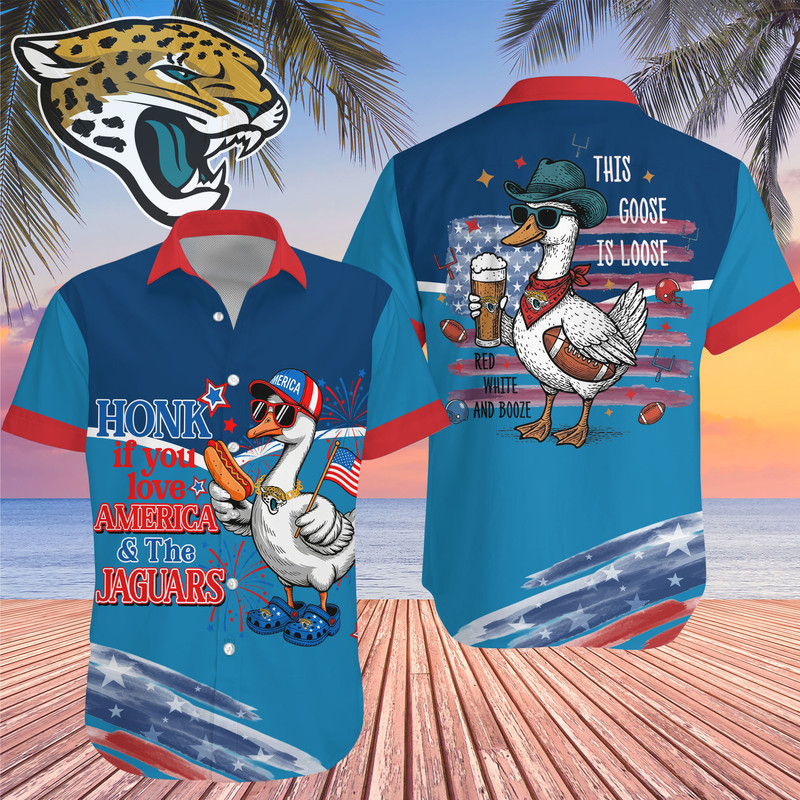 Jacksonville Jaguars | Premium NFL Goose Hawaiian Shirt HY