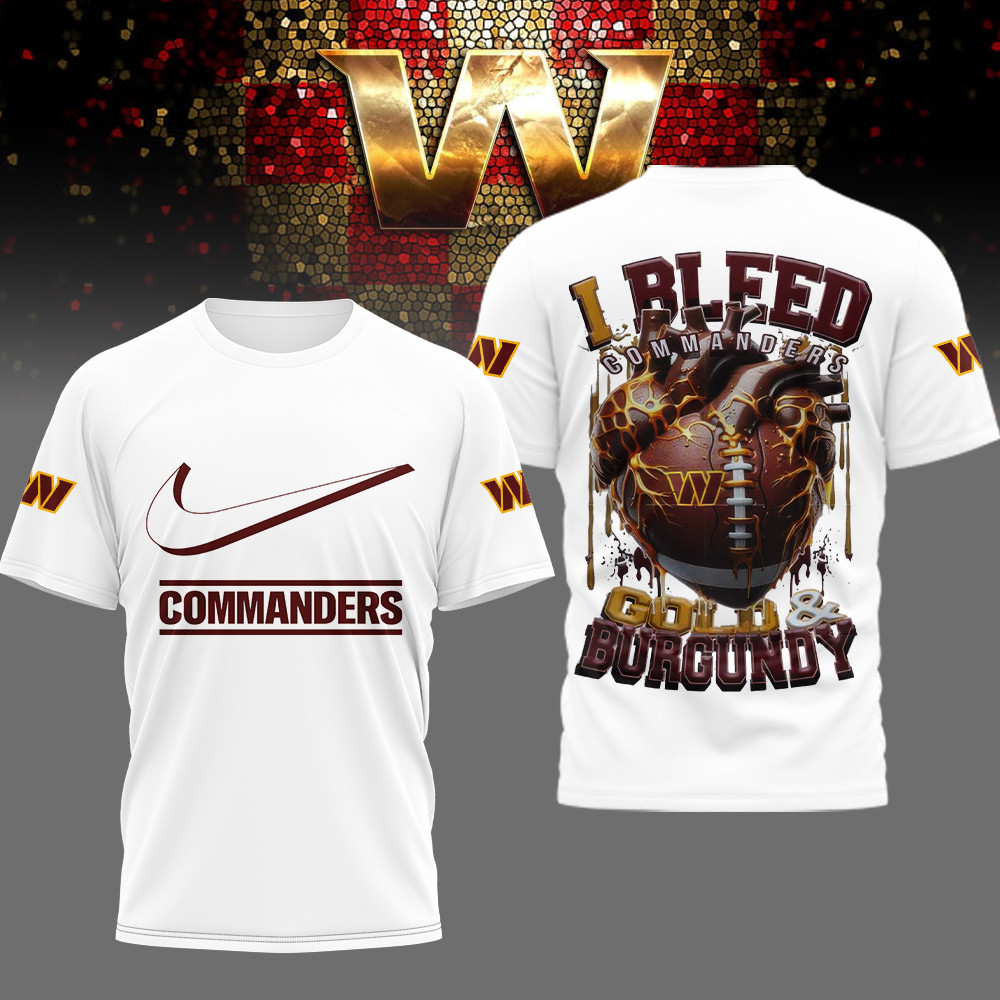 Washington Commanders | Premium NFL I Bleed 3D Shirt HI