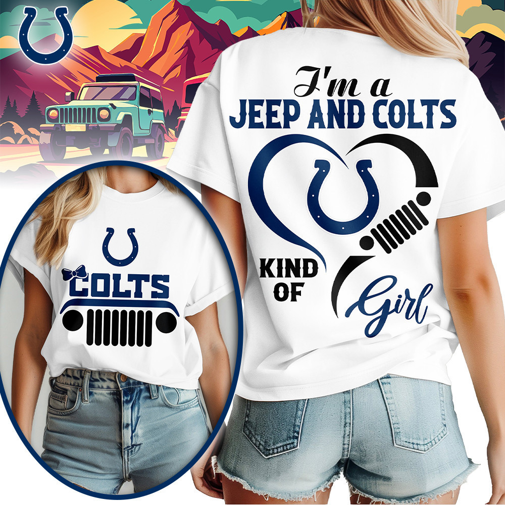 Indianapolis Colts | Premium NFL Jeep Girl Women's Shirt TD