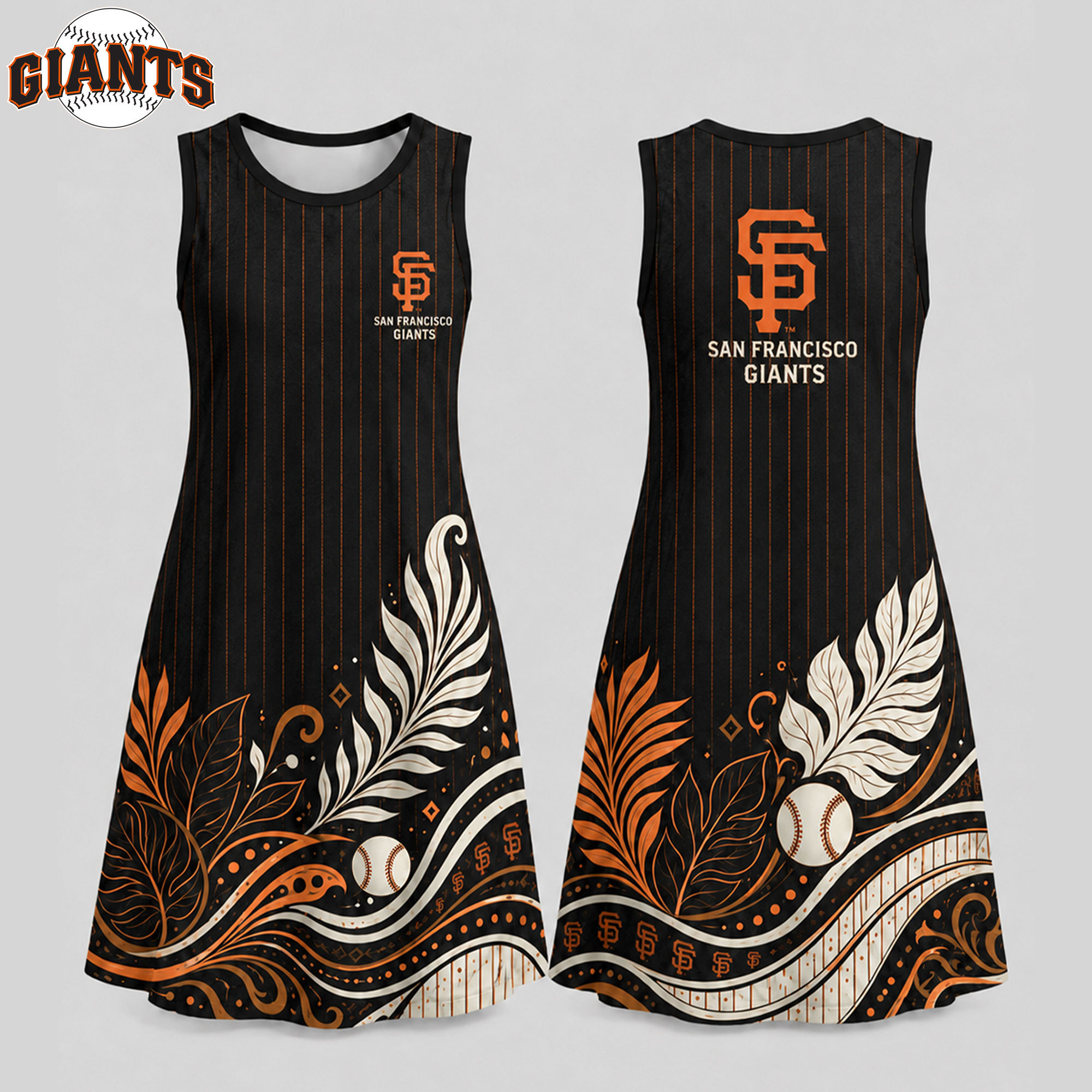 San Francisco Giants | Premium MLB Floral Dress TD