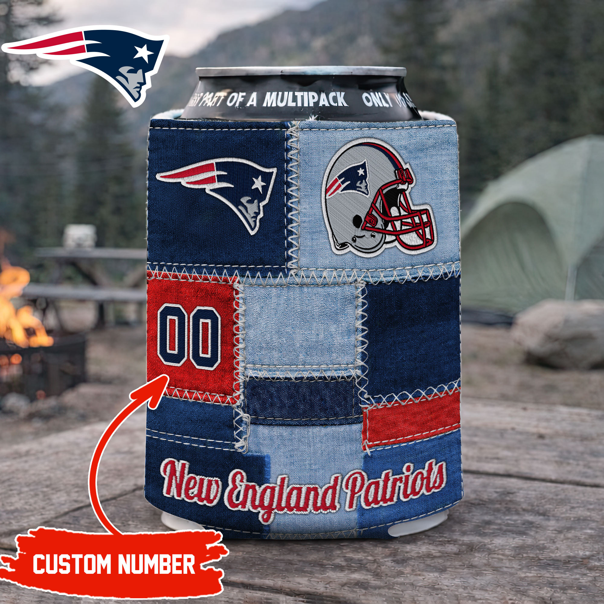 New England Patriots | Premium NFL Game Day Can Koozie NY