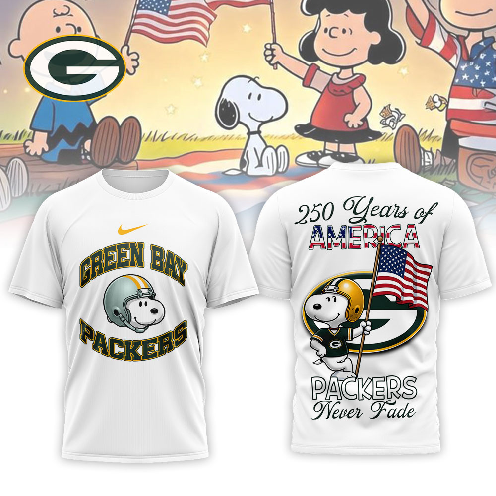 Green Bay Packers | Premium NFL Freedom Classic 3D Shirt NTH1
