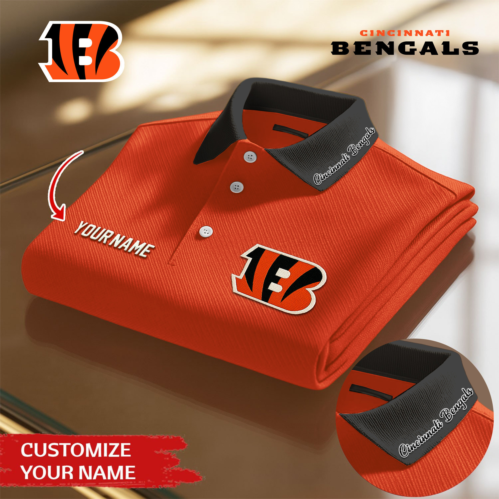 Cincinnati Bengals | Premium NFL Polo Shirt TD