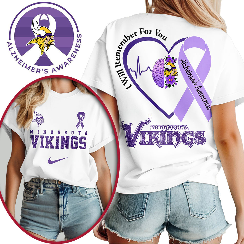 Minnesota Vikings | Premium NFL Memory Awareness 3D Shirt NTH1