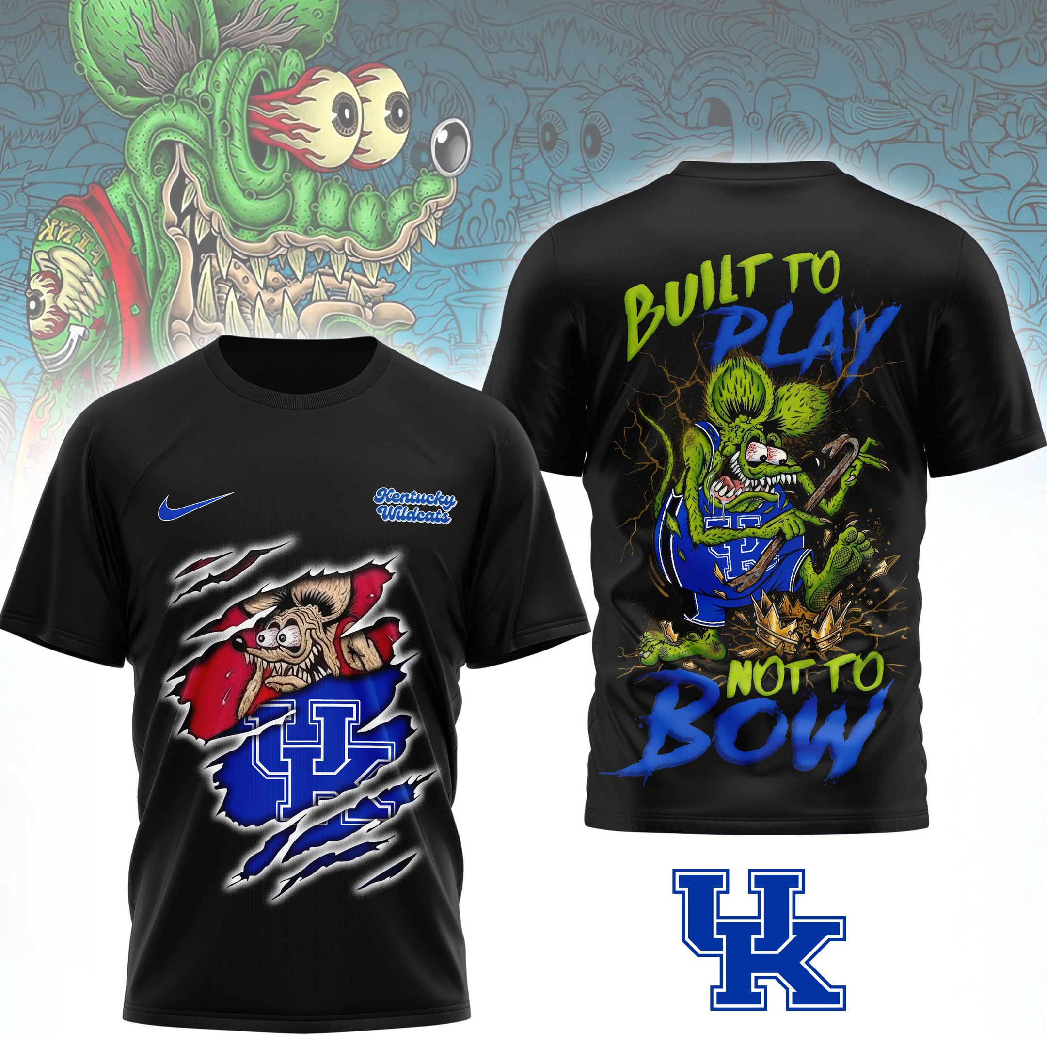 Kentucky Wildcats | Premium NCAA Varsity Savage 3D Shirt NTH1