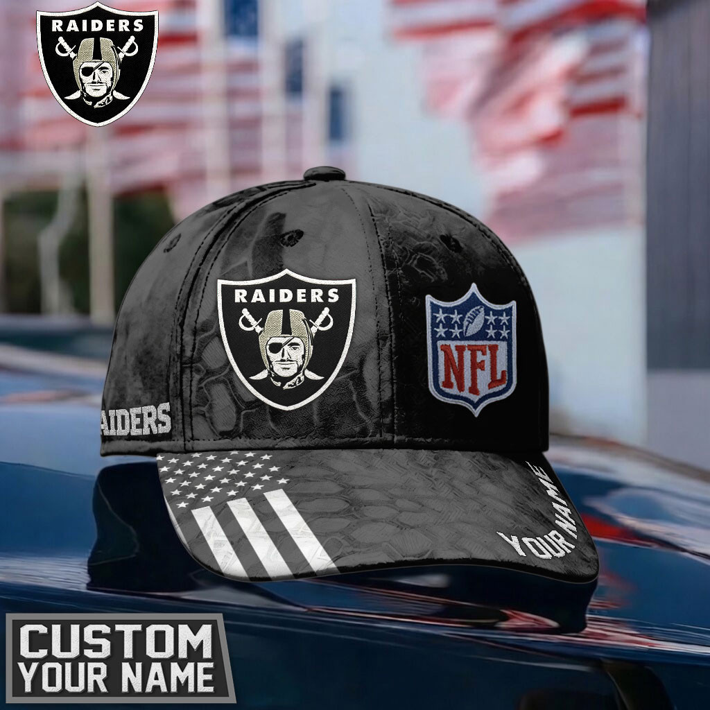 Las Vegas Raiders | Premium NFL Heritage Custom Cap NTH1