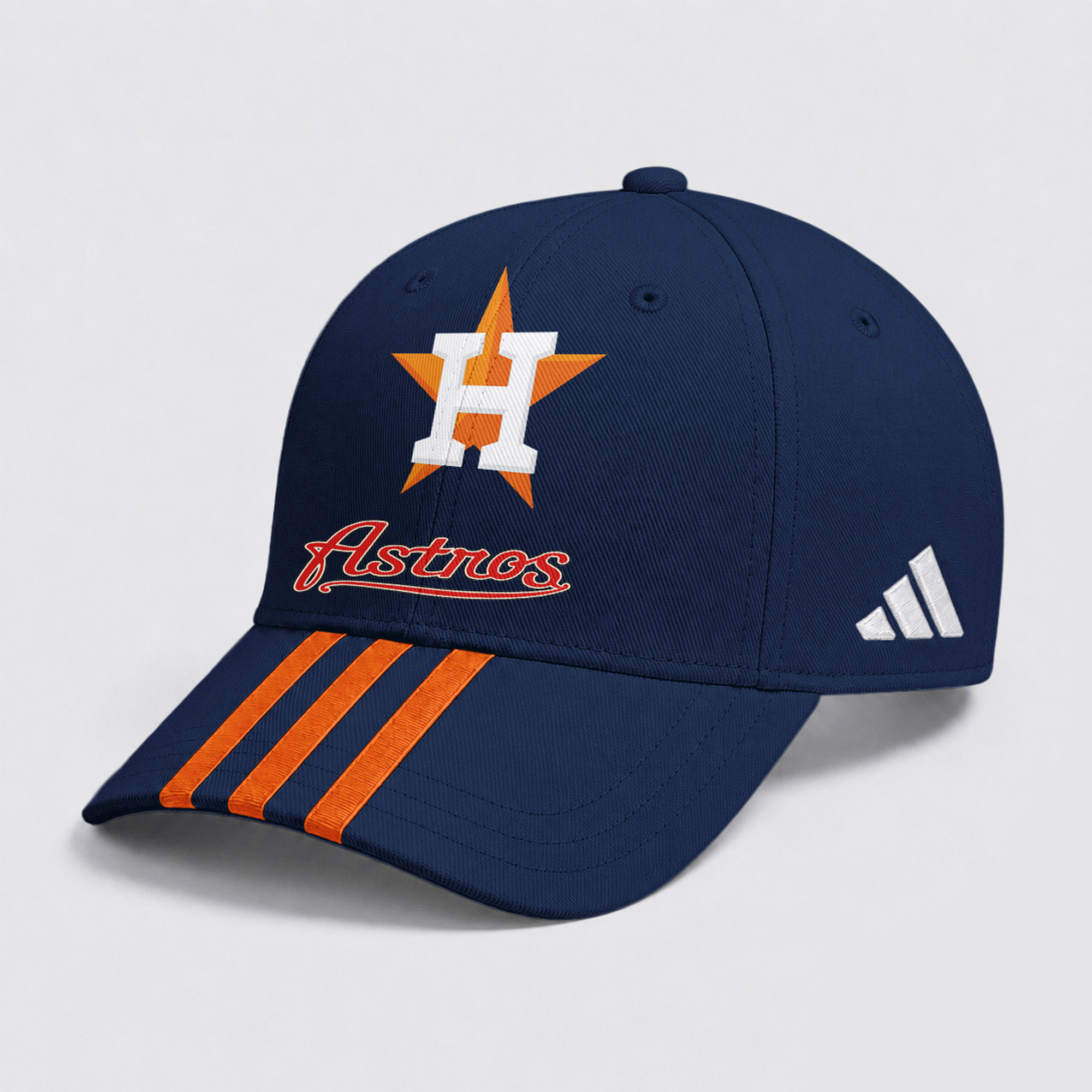 Houston Astros | Premium MLB Signature Triple Stripe Fan Baseball Cap