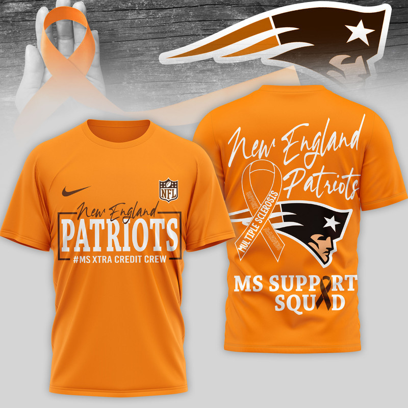 New England Patriots | Premium NFL MS Support 3D T-Shirt HY