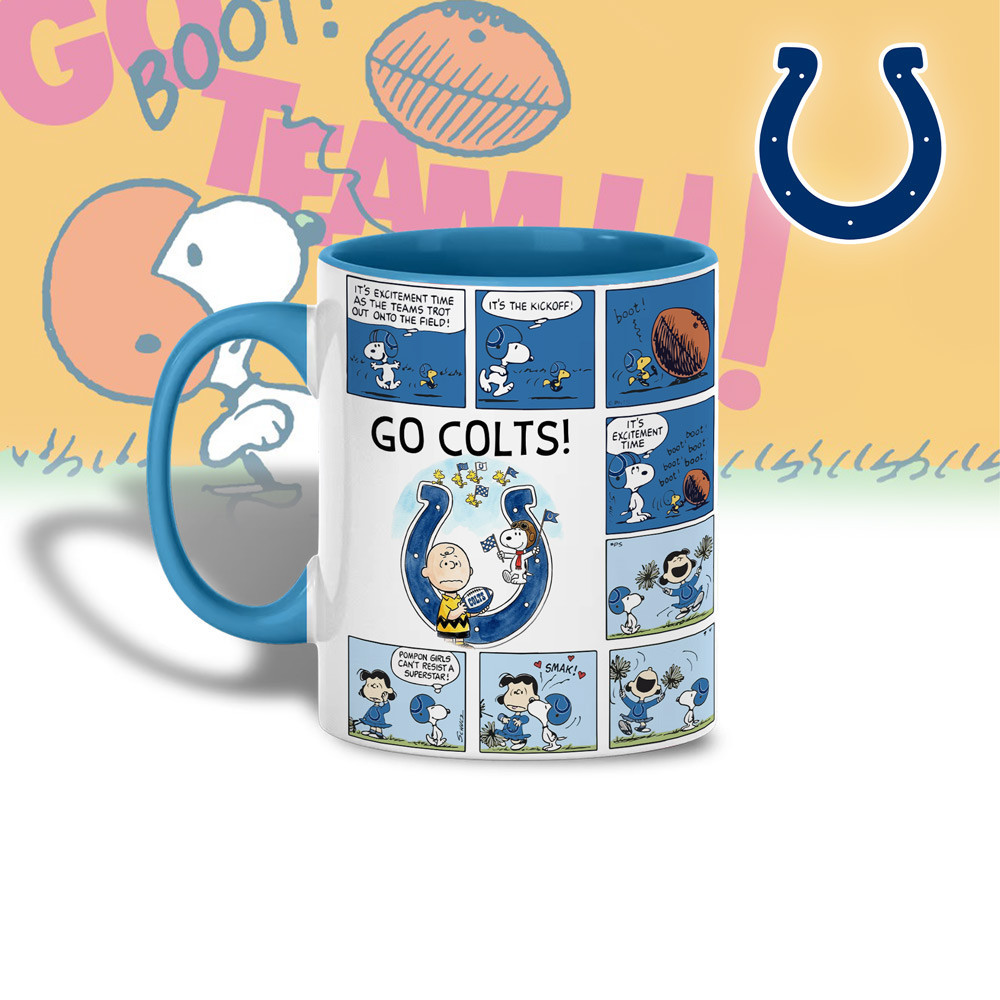 Indianapolis Colts | Premium NFL Peanuts Comic Mug HY
