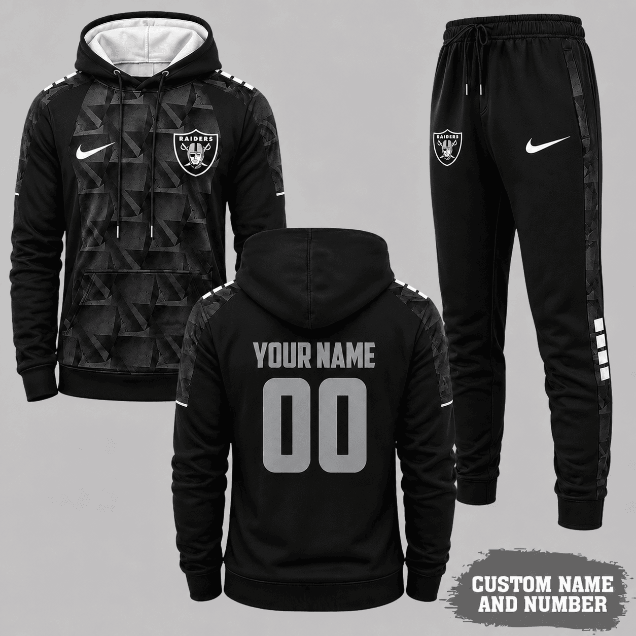 Las Vegas Raiders | Premium NFL Game Day Hoodie Jogger Set NY