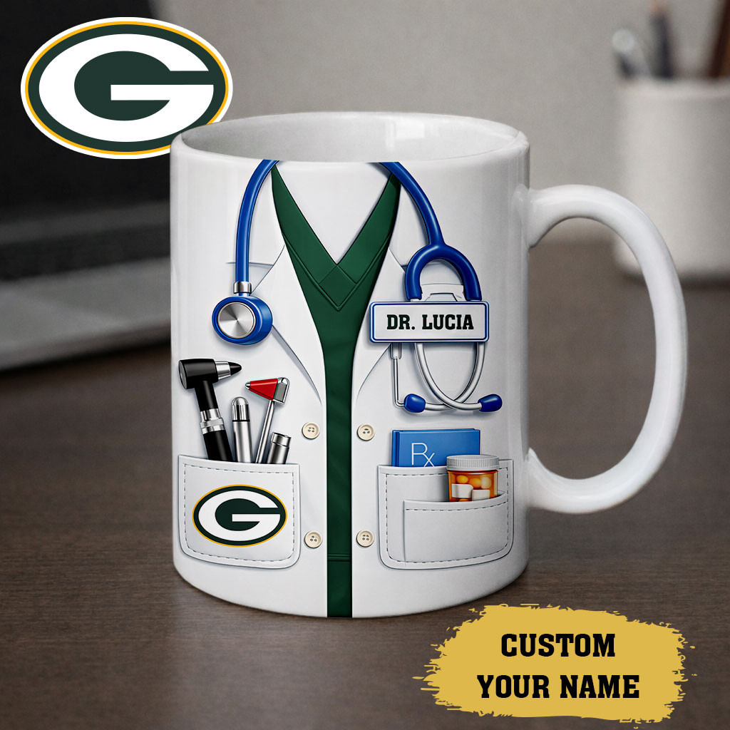 Green Bay Packers | Premium NFL Personalized Medical Mug NY