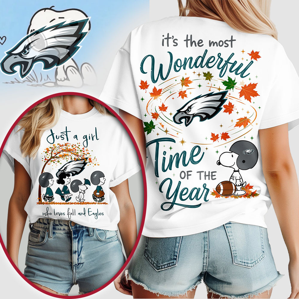 Philadelphia Eagles | Premium NFL Fall Wonderful Time of the Year 3D Shirt NTH1