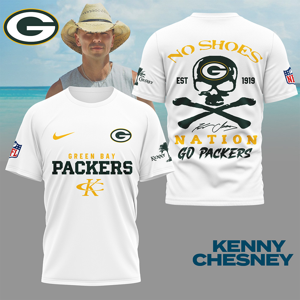 Green Bay Packers | Premium NFL Kenny Chesney Fan 3D Shirt NY