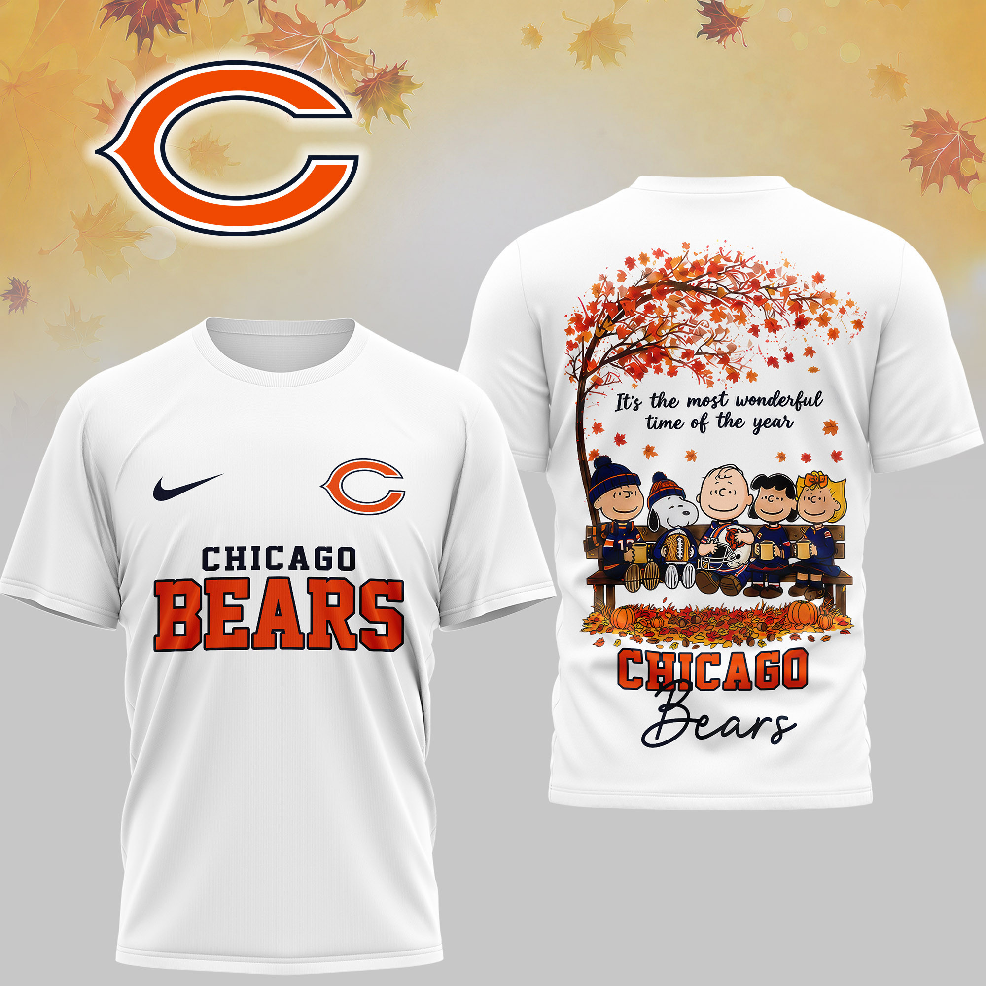 Chicago Bears | Premium NFL It's the Most Wonderful Time of the Year 3D Shirt NY