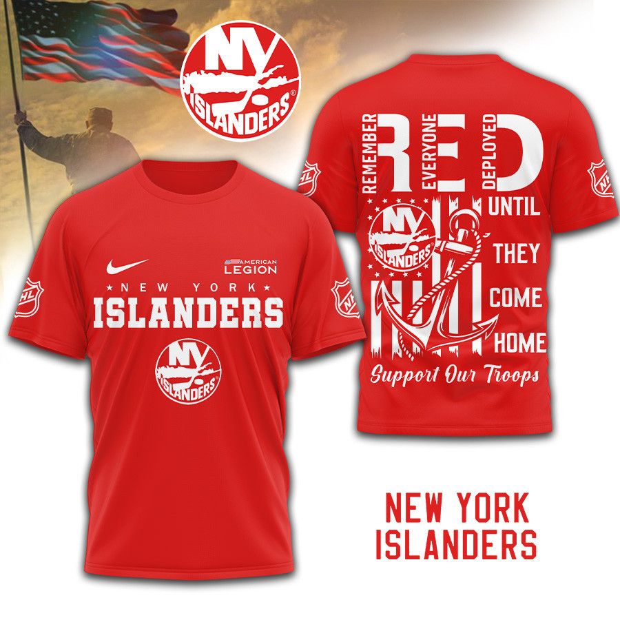 New York Islanders | Premium NHL Red Friday Shirt TD