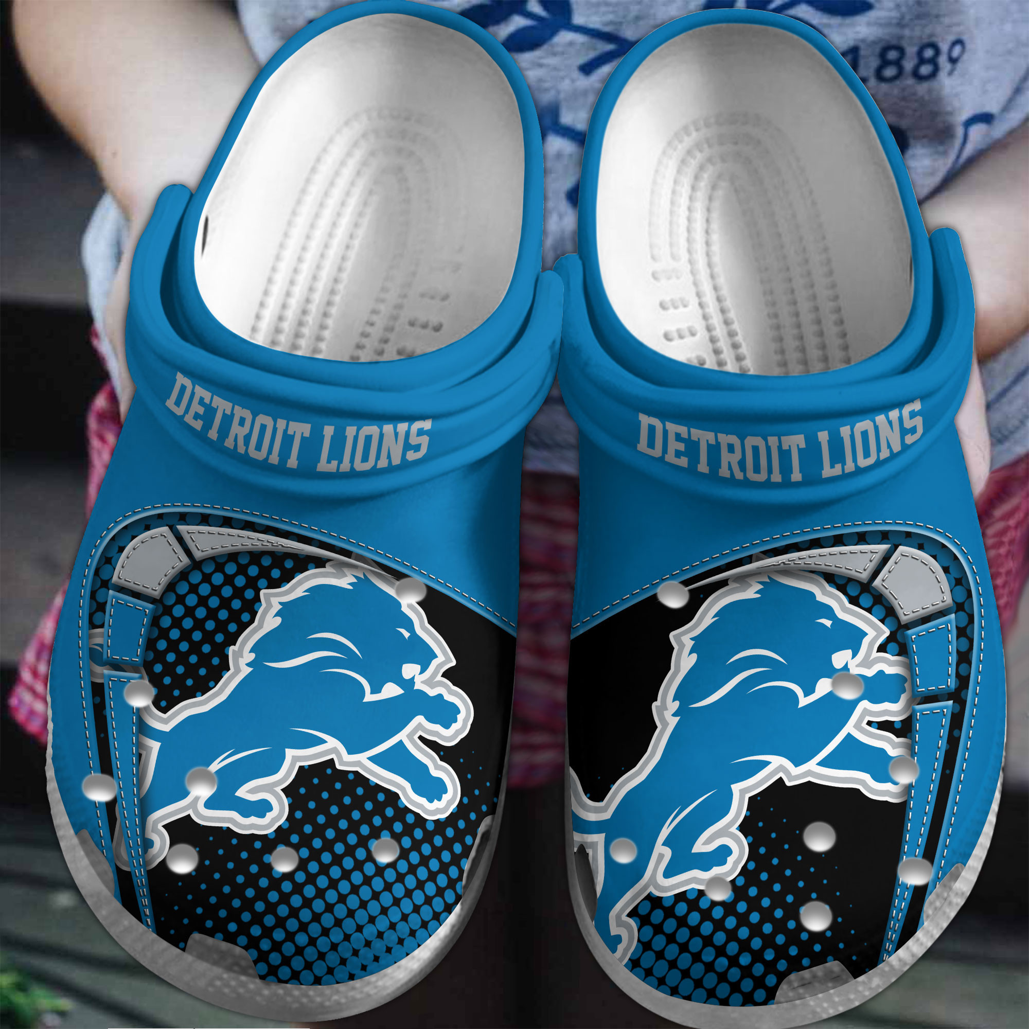 Detroit Lions | Premium NFL Crocs Shoes NY