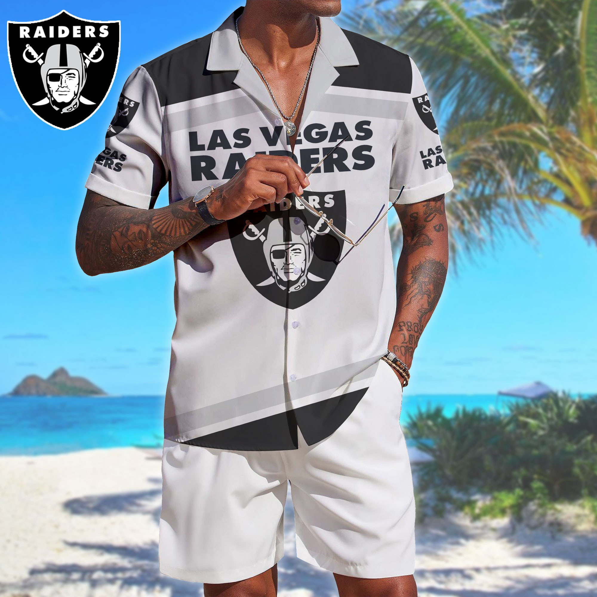 Las Vegas Raiders | Premium NFL Summer Beach Hawaiian Shirt NTH1