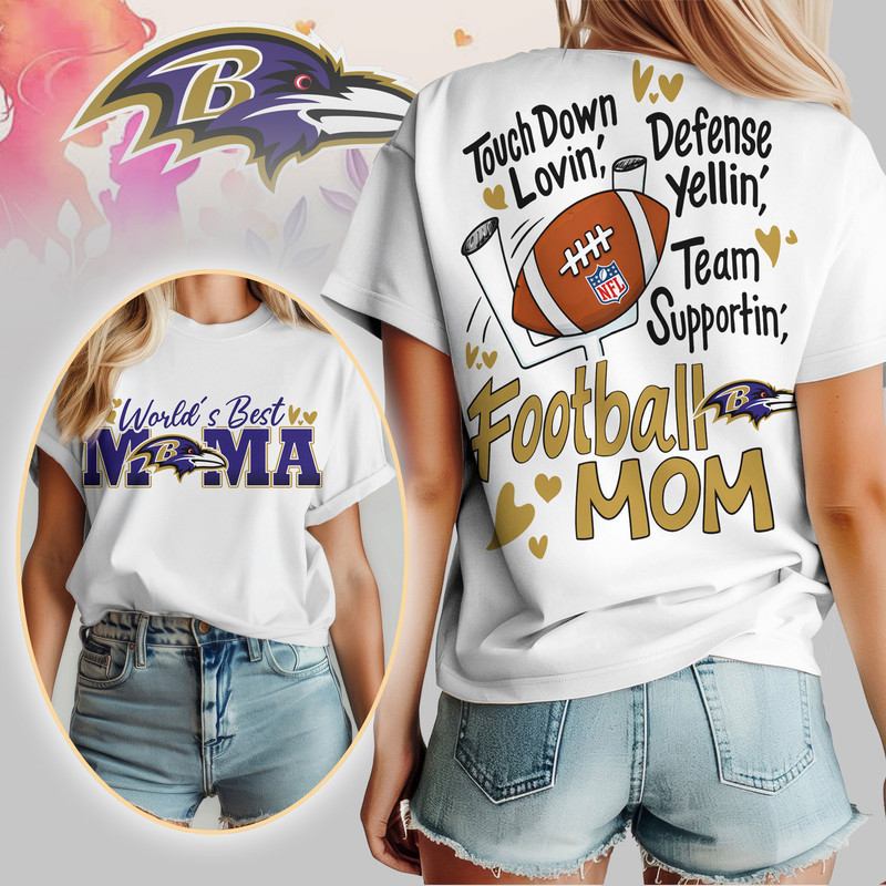 Baltimore Ravens | Premium NFL Mother Day Football Mama 3D Shirt HY