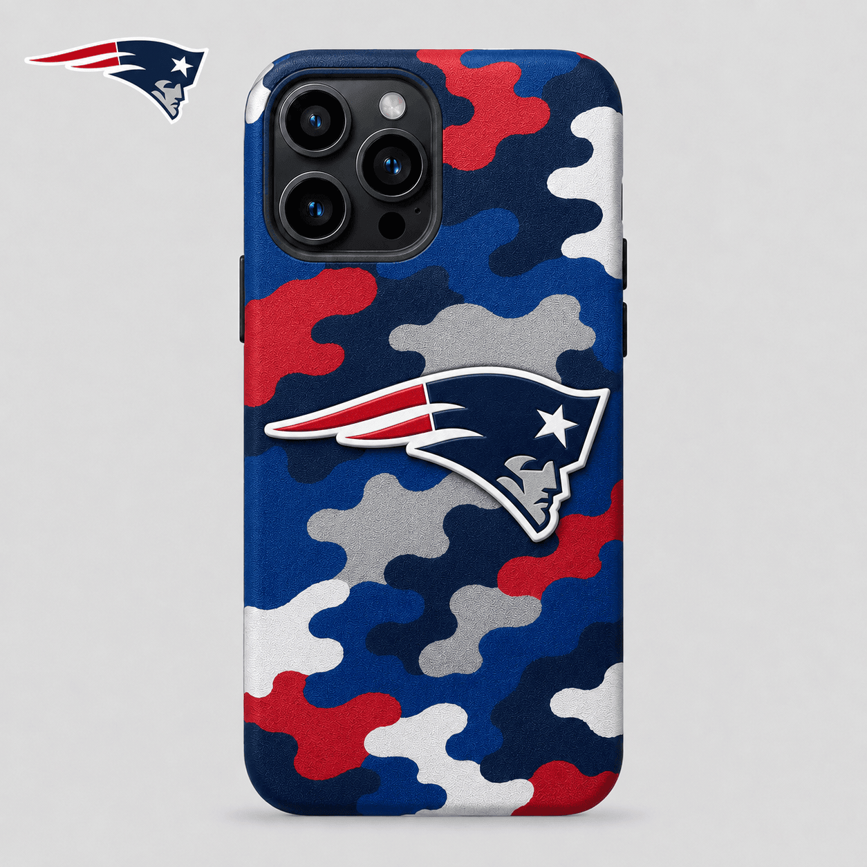 New England Patriots| Premium NFL Camo Game Day Phone Case NY