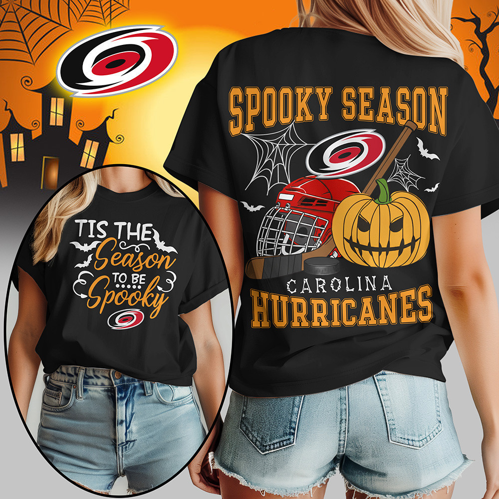 Carolina Hurricanes | Premium NHL Spooky Season Women's Shirt TD