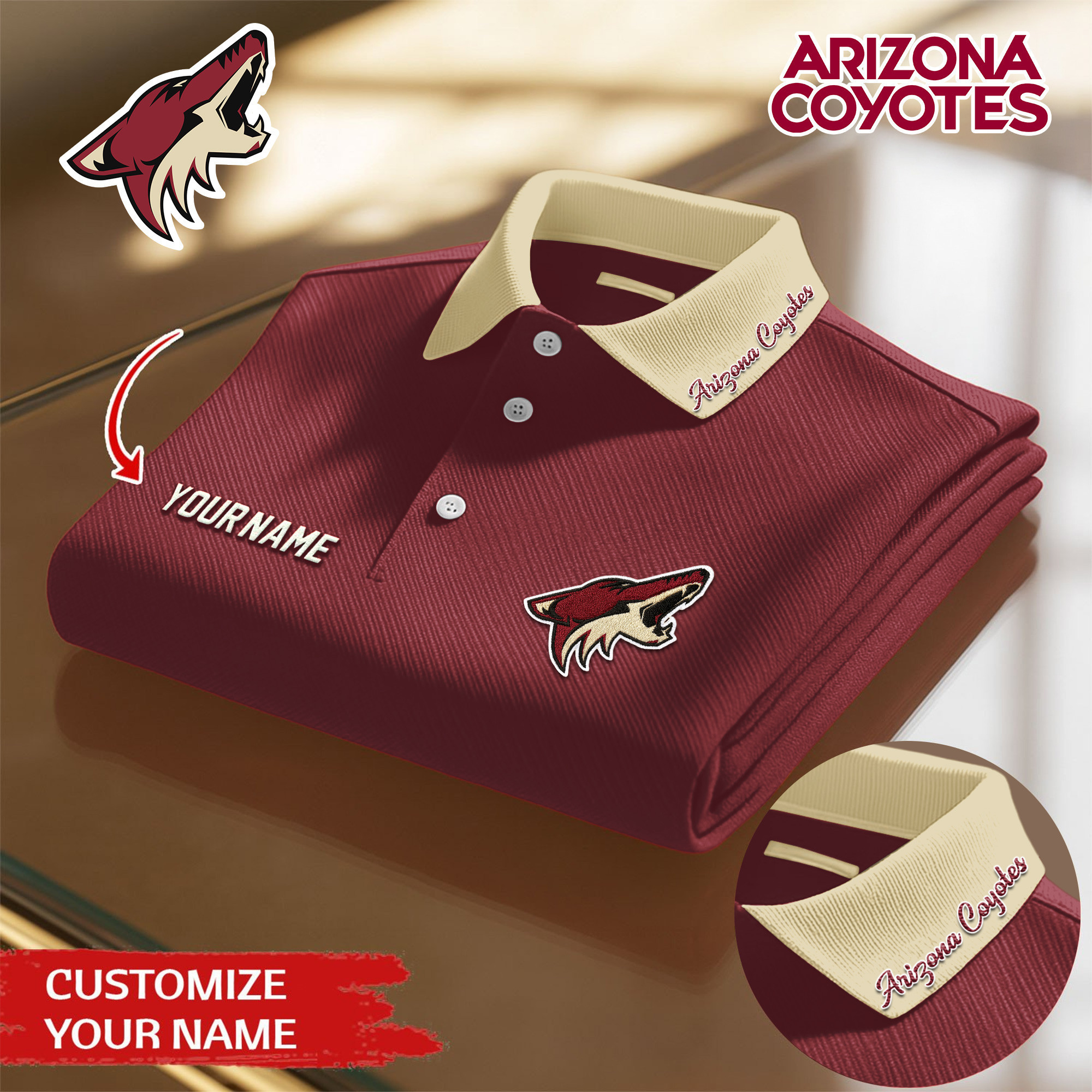 Arizona Coyotes | Premium NHL Polo Shirt TD