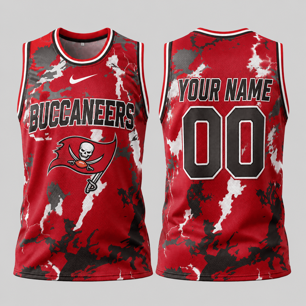 Tampa Bay Buccaneers | Premium NFL Paint Splash Performance Tank Top TD
