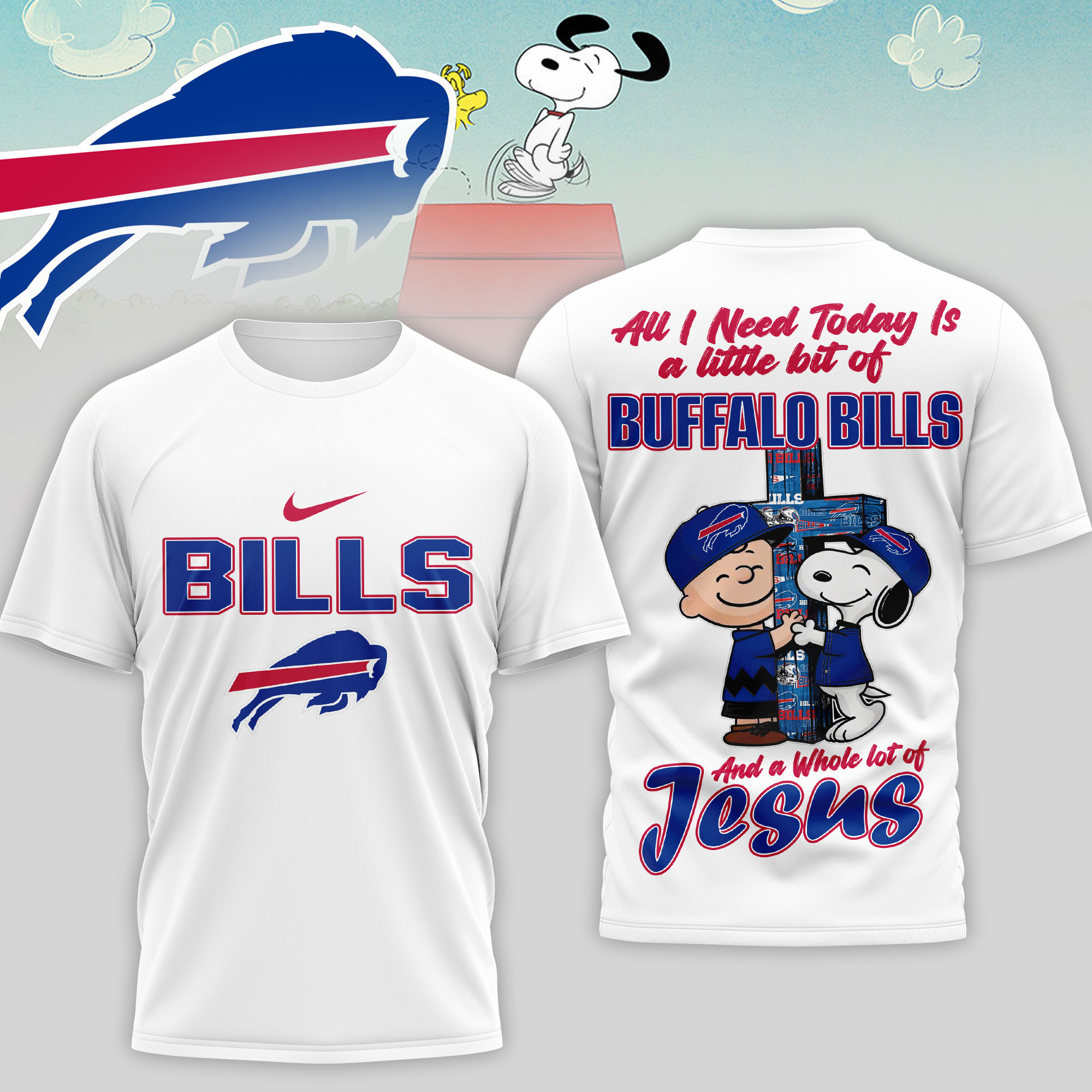 Buffalo Bills | Premium NFL League Blessing 3D Shirt NTH1