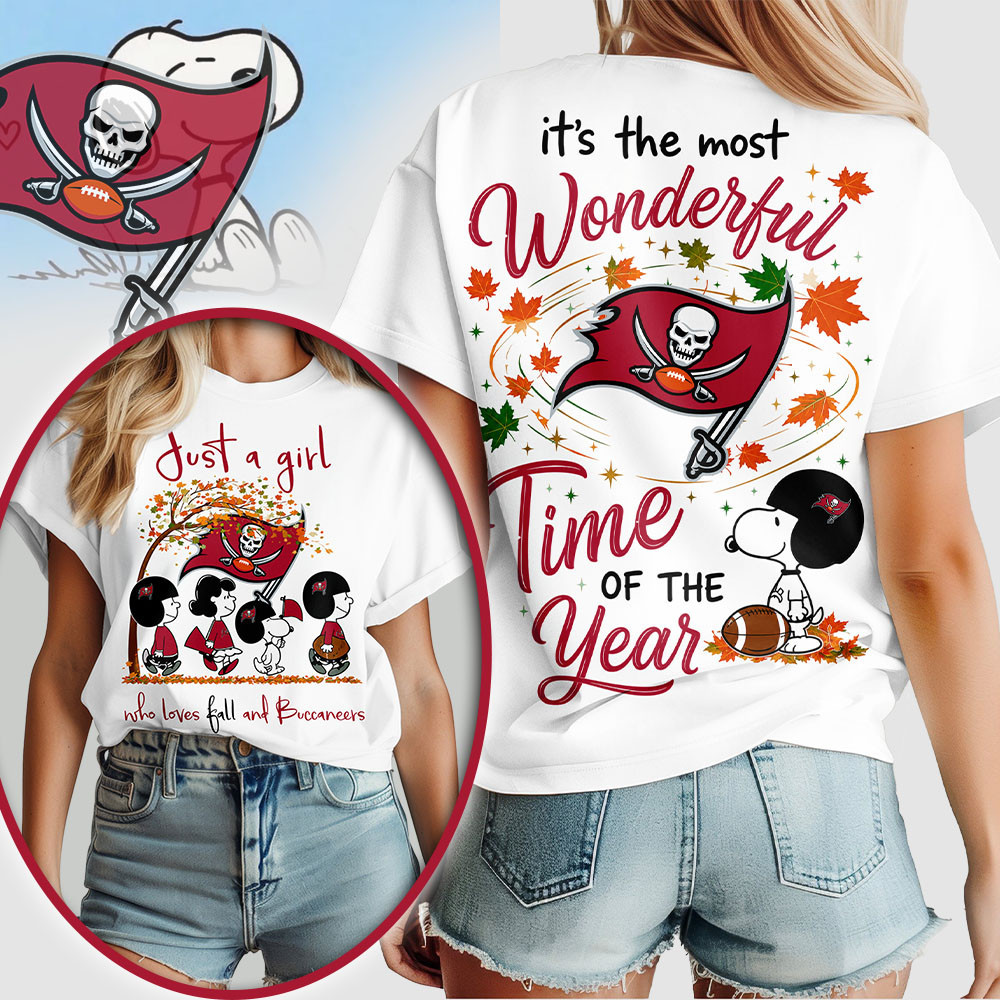 Tampa Bay Buccaneers | Premium NFL Fall Wonderful Time of the Year 3D Shirt NTH1