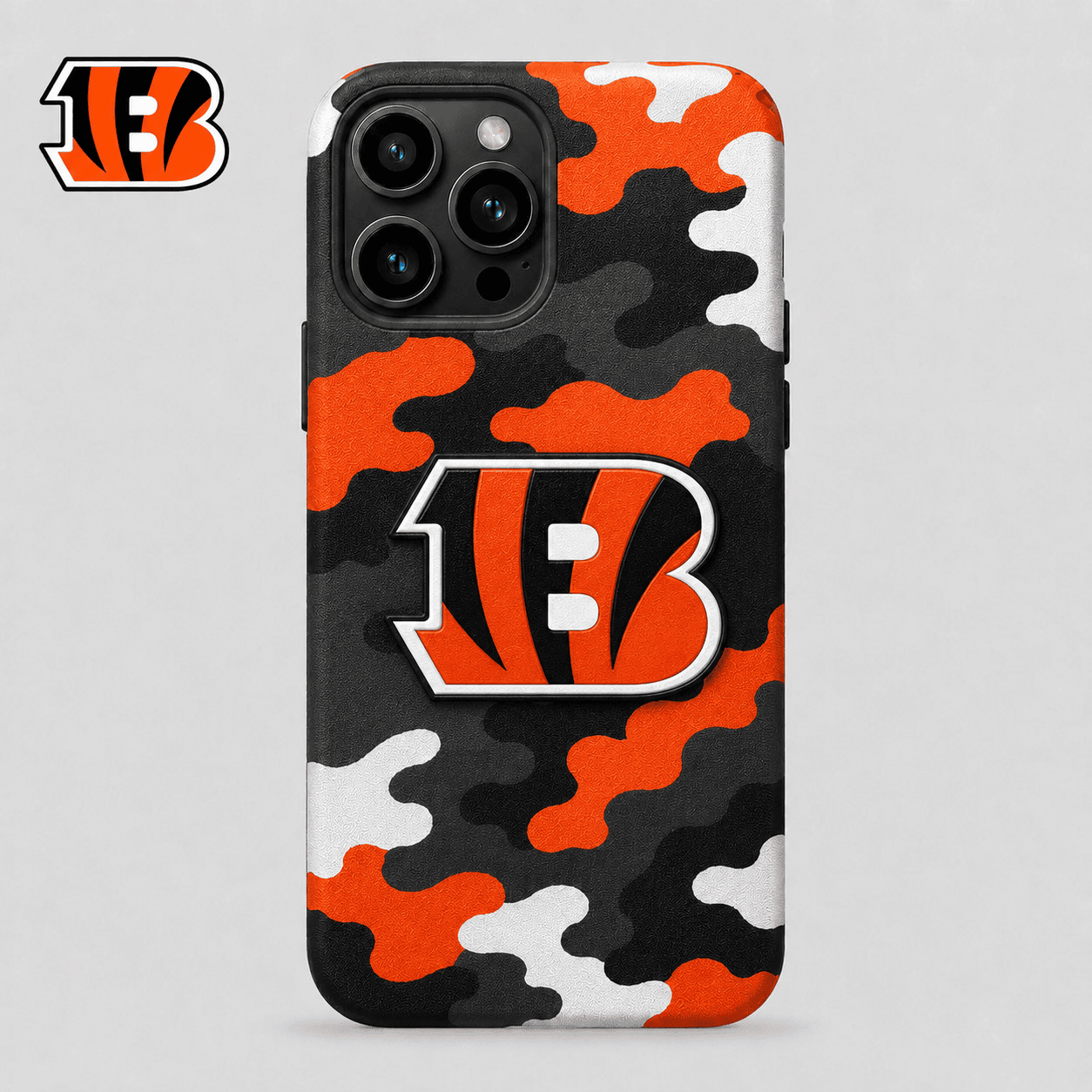 Cincinnati Bengals| Premium NFL Camo Game Day Phone Case NY