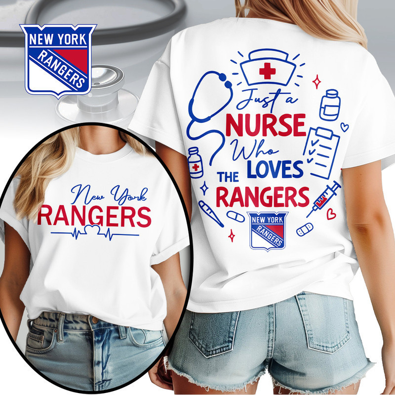 New York Rangers | Premium NHL Fan Nurse 3D Shirt HY