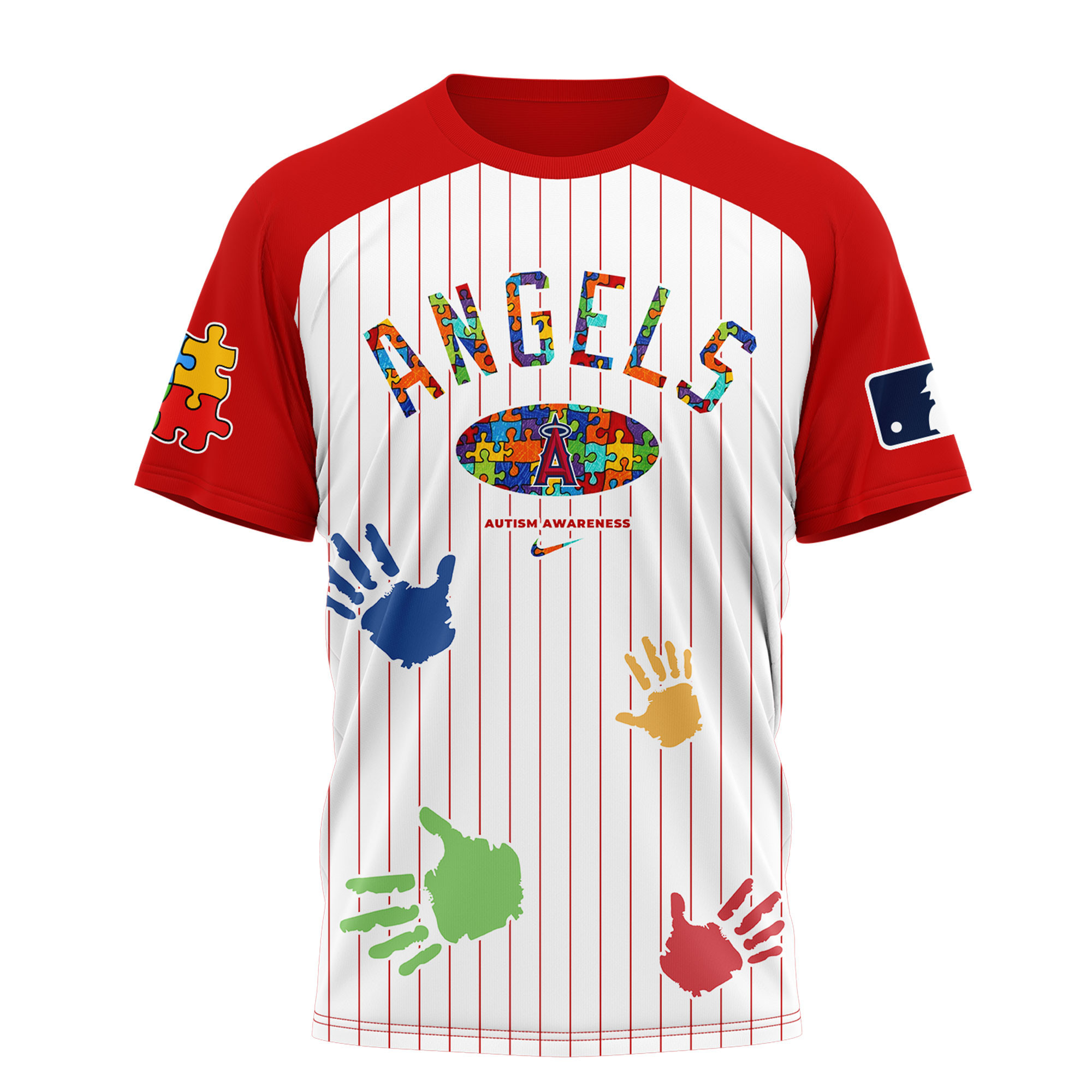 Los Angeles Angels | Premium MLB Autism Support 3D Shirt NY